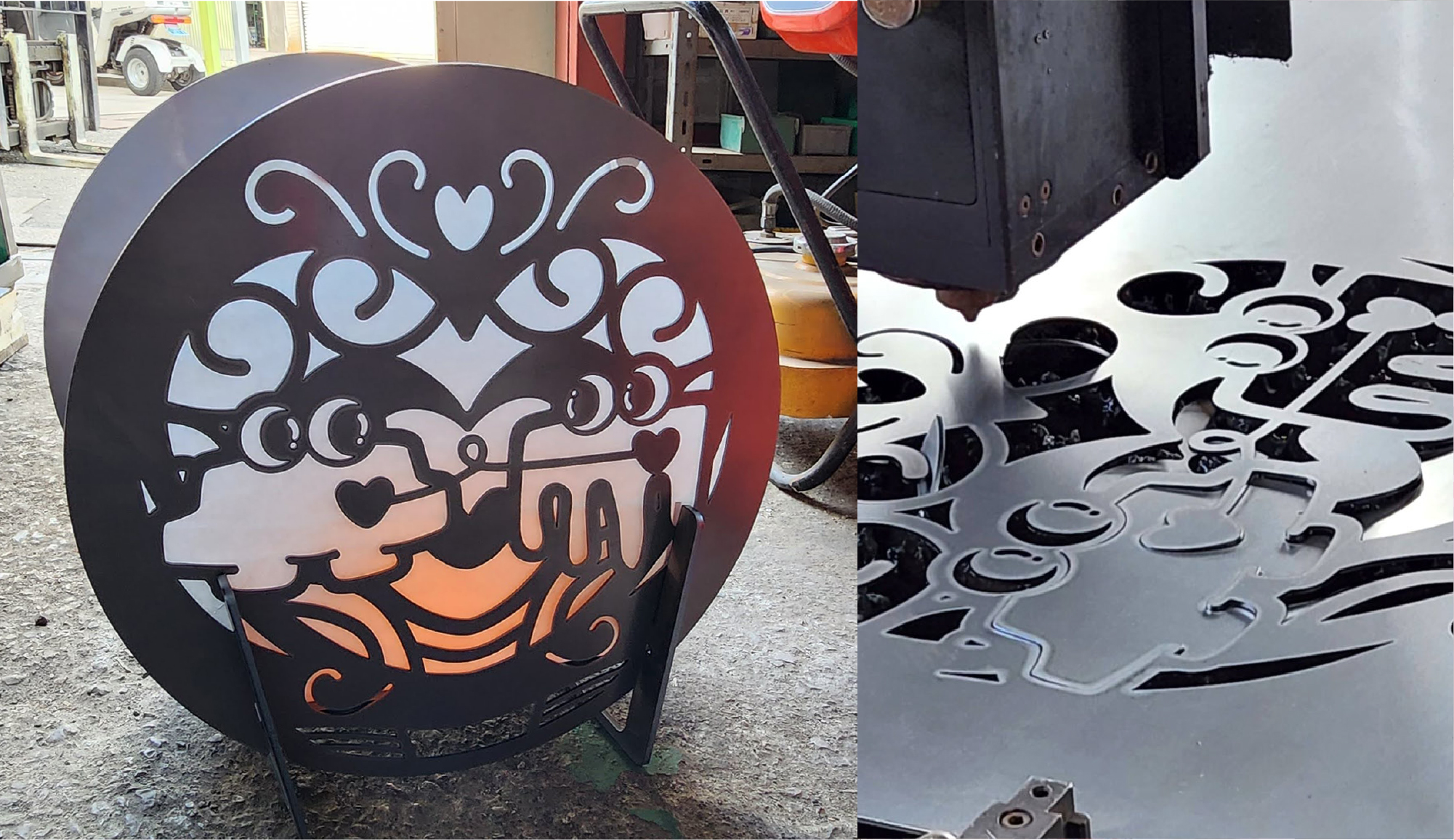 可愛い「デカメッコ」オーダーメイド焚火台 | PINECOCO 楽しいをカタチ